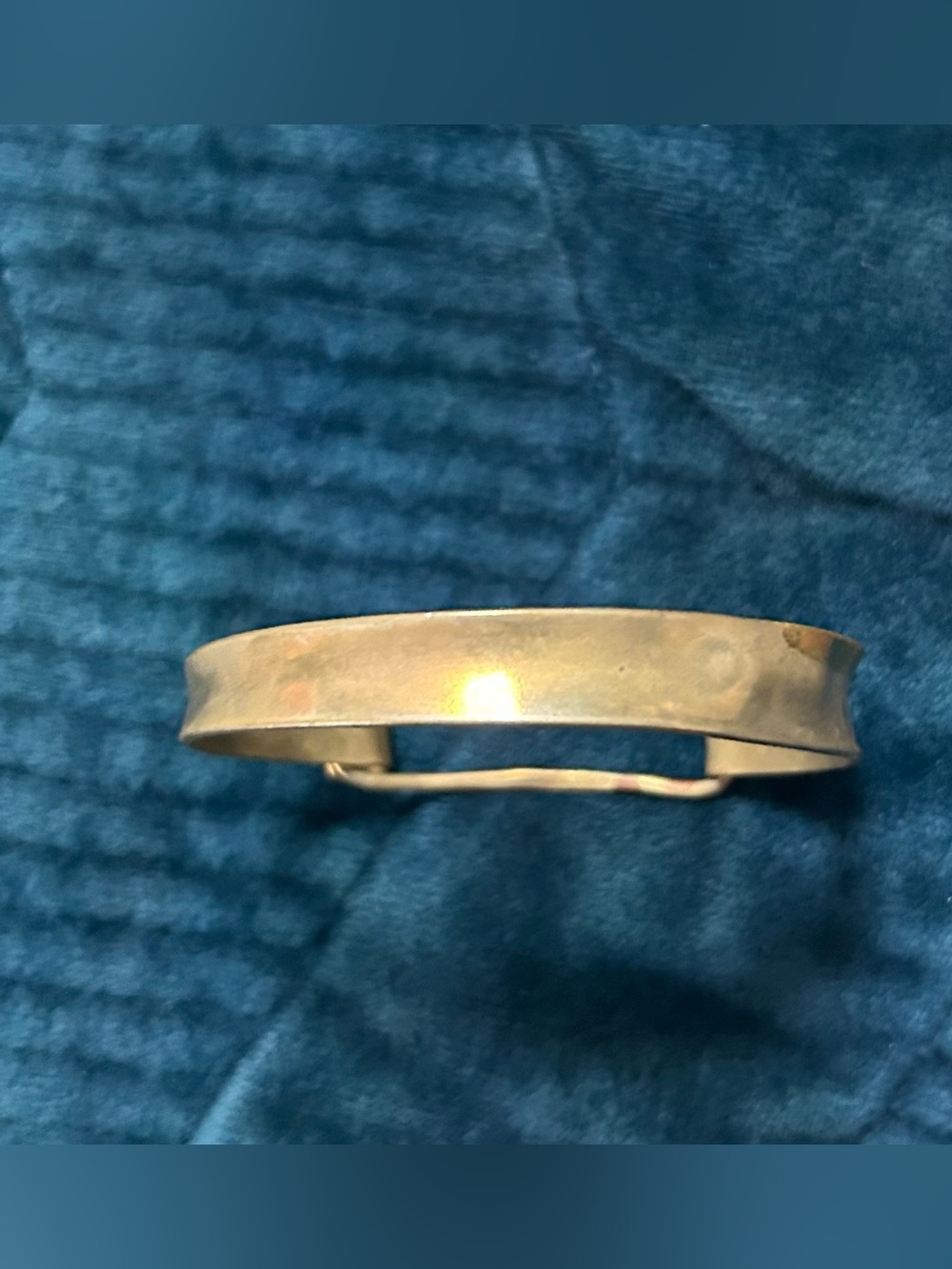 Banana Republic Brass-Tone Hammered Cuff Bracelet
